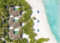 naladhu private island maldives beach houses aerial - FACES.ch