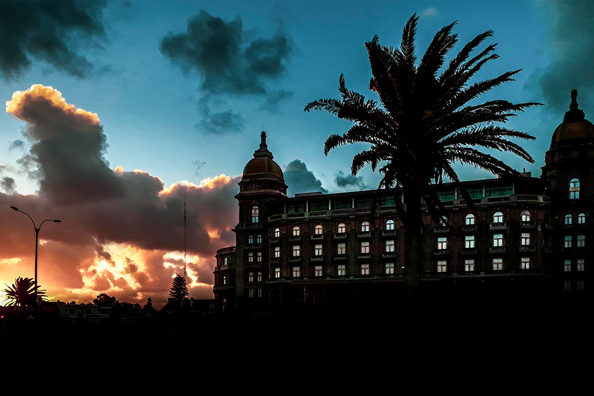 Sonnenuntergang in Uruguay.