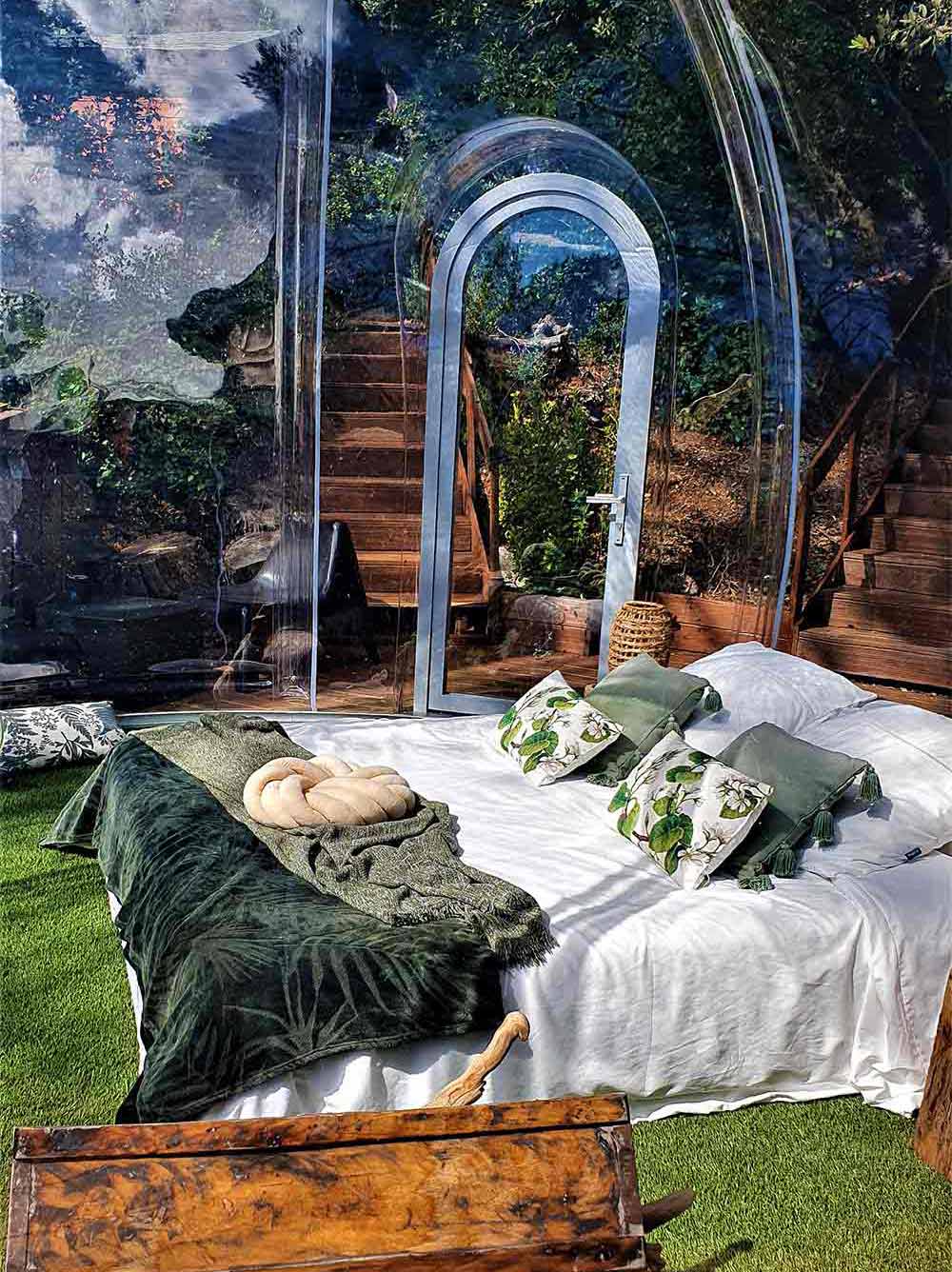 Interieur des Bubble Hotels.