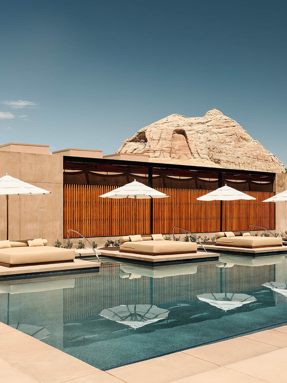 Pool vom Amangiri & Camp Sarika in Utah.