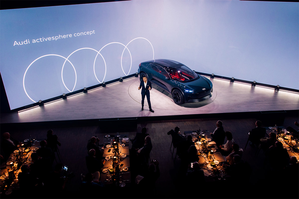 Audi komplettiert mit dem Audi activesphere concept ihr Quartett