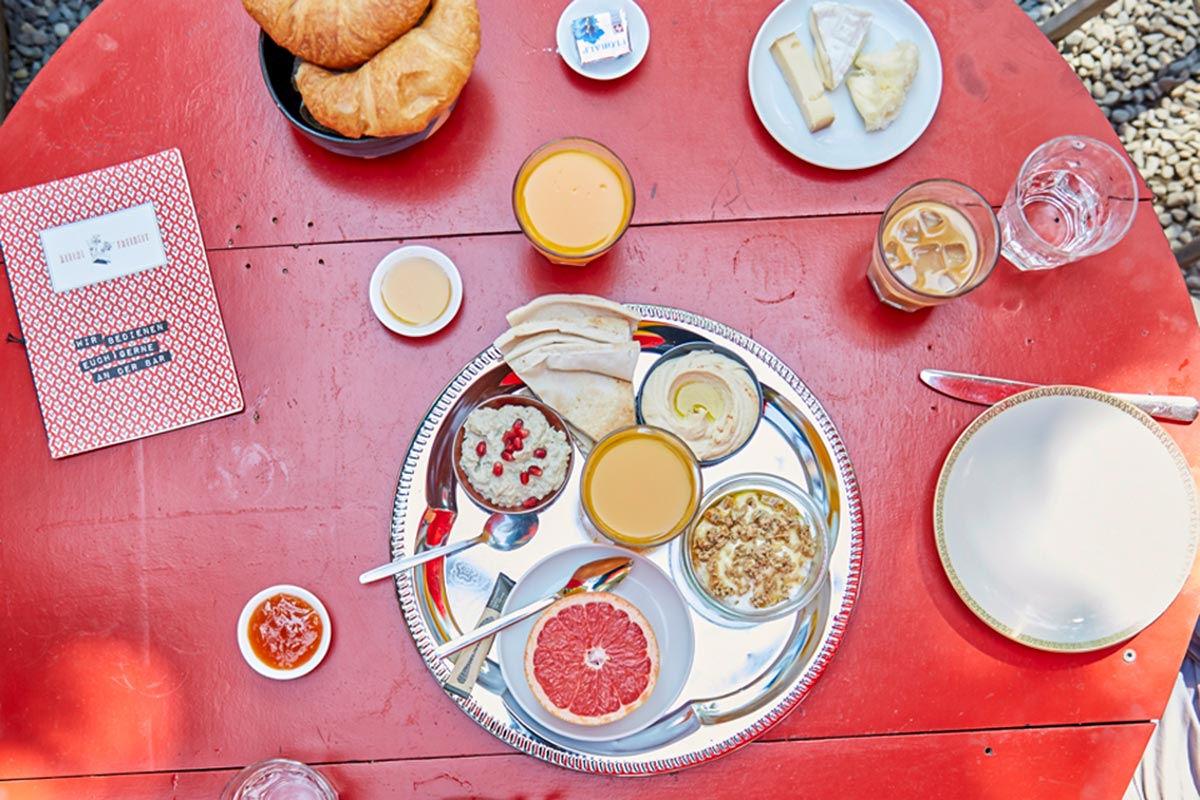 Brunch in der kleinen Freiheit.