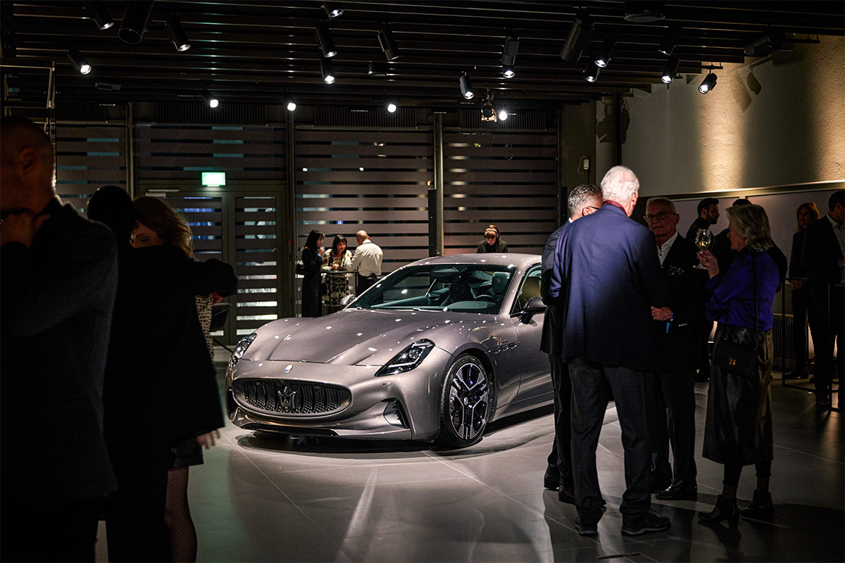 Eröffnung des Maserati-Showrooms in Zürich