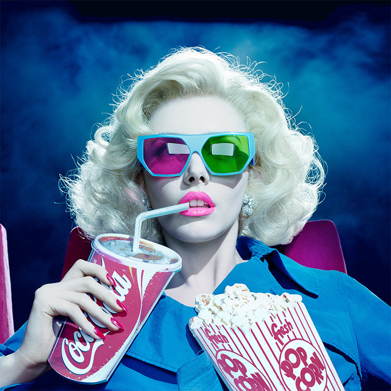 Miles Aldridge: Virgin Mary. Supermarkets. Popcorn.