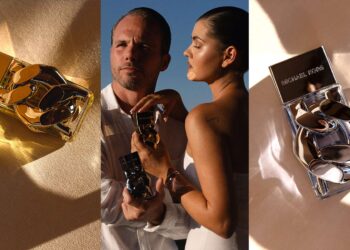 Elvira und Charles Legrand testen das neue Michael Kors Parfum