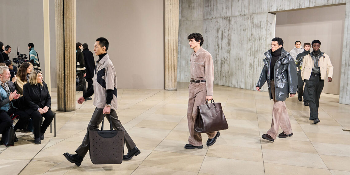 Hermès Herbst/Winter 2025/26 Herren-Kollektion: Warm, funktional, modern