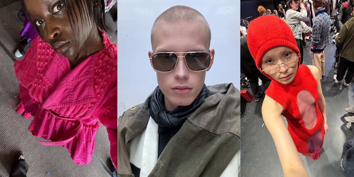Selfies statt Backstage-Pics: Joonas S’Diri zeigt Models von einer anderen Seite