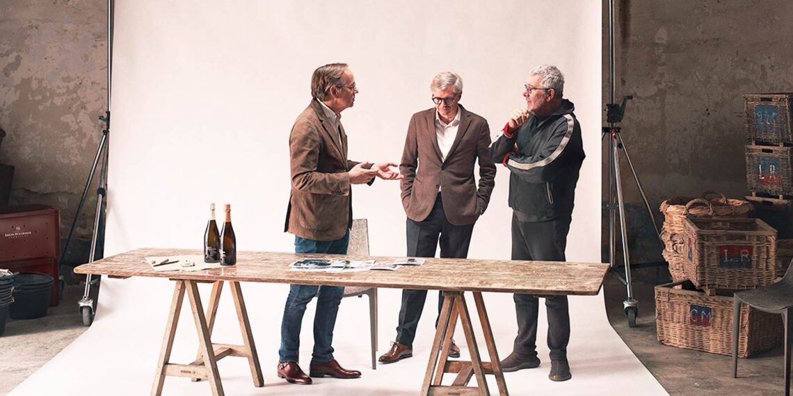 Philippe Starck und Louis-Roederer-CEO Frédéric Rouzaud im Interview
